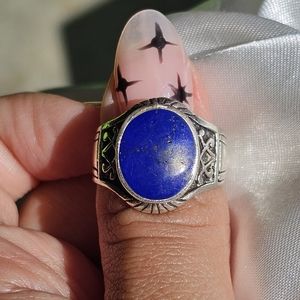 Lapis Sterling Silver Ring